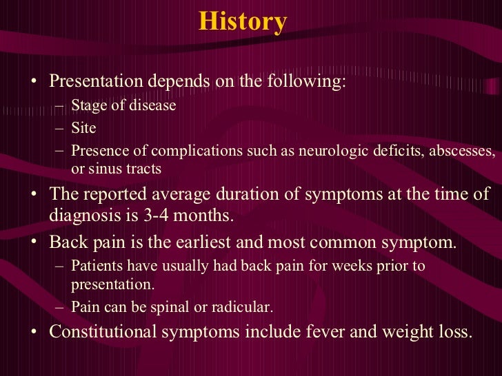 Pott Disease