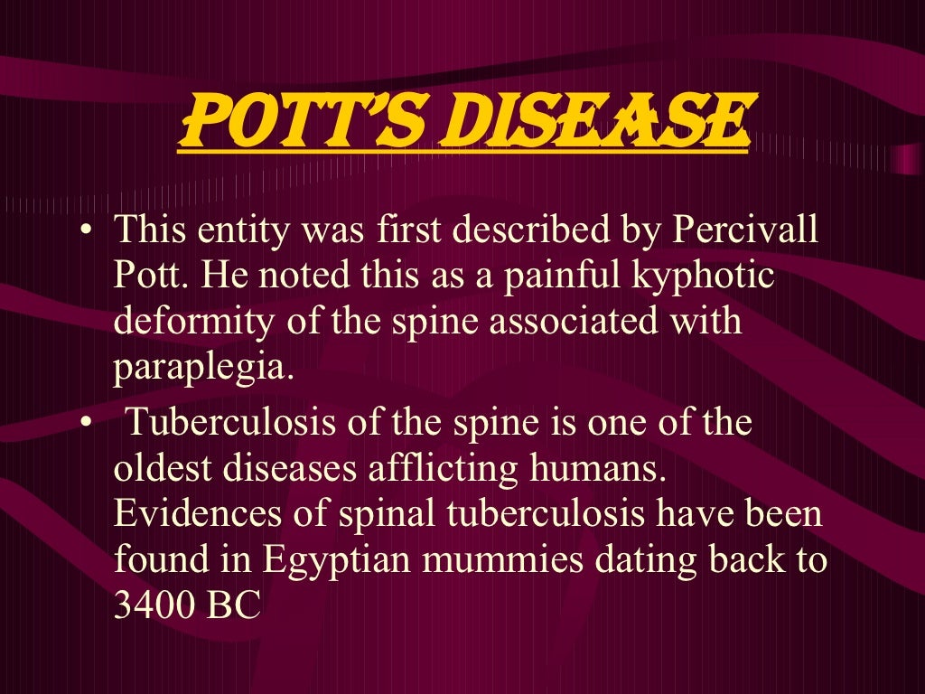 Pott Disease
