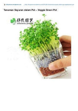 farlysstore.wordpress.com https://farlysstore.wordpress.com/2015/08/16/tanaman-sayuran-dalam-pot-veggie-green-pot/
Tanaman Sayuran dalam Pot – Veggie Green Pot
 
