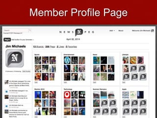 Member Profile Page
 