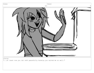 Scene
55
Panel
4
Dialog
"...at least now you can rest peacefully knowing you served me so well."
 