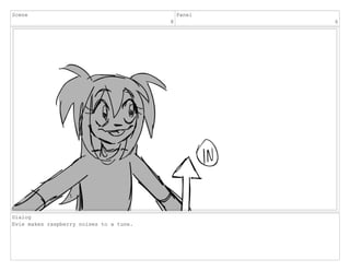 Scene
8
Panel
6
Dialog
Evie makes raspberry noises to a tune.
 