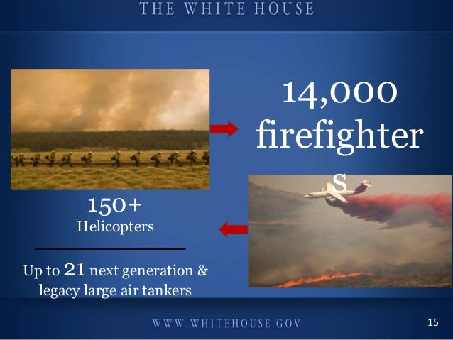 Champions of Change:
Veterans Advancing Clean Energy
and Climate Security
September 24th, 2013
#WHChamps
14,000
firefighte...