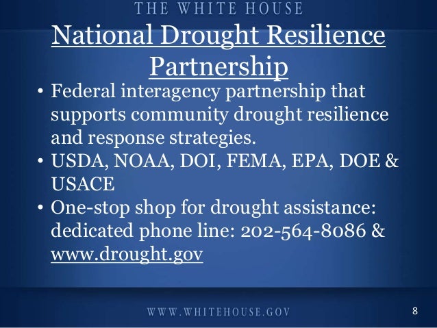 Champions of Change:
Veterans Advancing Clean Energy
and Climate Security
September 24th, 2013
#WHChamps
National Drought ...
