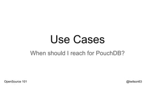 PouchDB - The Database That Syncs | PDF