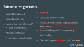 POUG Meetup 1st MArch 2019 - utPLSQL v3 - Testing Framework for PL/SQL ...