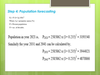 Step 4: Population forecasting
 