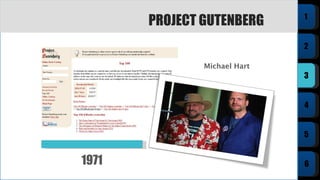 Michael Hart 1971 PROJECT GUTENBERG 