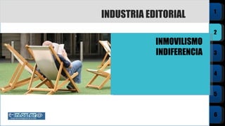 INMOVILISMO INDIFERENCIA INDUSTRIA EDITORIAL 