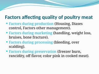 Poultry products fraud. General information about poultry industry ...