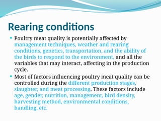 Poultry products fraud. General information about poultry industry ...