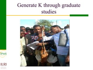 Poultry value chain development based on experiences of IPMS and partners