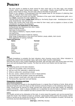 Poultry Terminology Worksheet.pdf Poultry | PDF