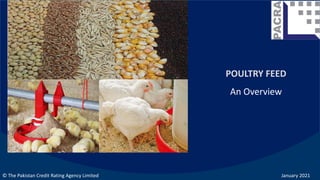 POULTRY FEED
An Overview
January 2021
© The Pakistan Credit Rating Agency Limited
 