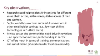 Improving animal health services to village poultry production systems in Ghana and Tanzania