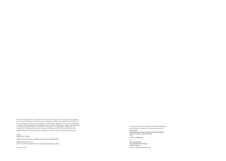 The opinions expressed in this publication are those of the authors and do not necessarily represent
those of the International Fund for Agricultural Development (IFAD). The designations employed and
the presentation of material in this publication do not imply the expression of any opinion whatsoever
on the part of IFAD concerning the legal status of any country, territory, city or area or of its authorities,
or concerning the delimitation of its frontiers or boundaries. The designations “developed” and                  For more information, to comment or to share your experience
“developing” countries are intended for statistical convenience and do not necessarily express a                 and knowledge of simple mini-hatcheries, please contact:
judgement about the stage reached by a particular country or area in the development process.                    Antonio Rota
                                                                                                                 Senior Technical Adviser, Livestock and Farming Systems
                                                                                                                 Policy and Technical Advisory Division
Cover:
                                                                                                                 IFAD
©IFAD/G.M.B. Akash
                                                                                                                 E-mail: a.rota@ifad.org
Photos in the text are from the video Mini-hatchery by Sayeed Kazol.                                             or
ISBN 978-92-9072-274-8                                                                                           S.M. Rajiur Rahman
© 2011 by the International Fund for Agricultural Development (IFAD)                                             Training Officer, MFTS Project
                                                                                                                 PKSF, Bangladesh
September 2011                                                                                                   E-mail: smrajiurrahman@yahoo.com
 