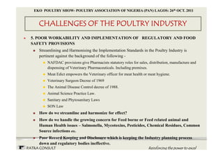 Poultry Management Problem Poultry production challenges, potentials and way forward pan-lagos ...