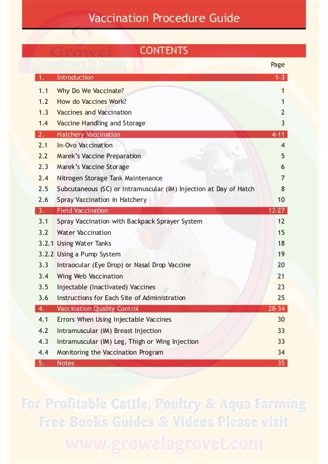 poultry vaccination guide broiler vaccination chart