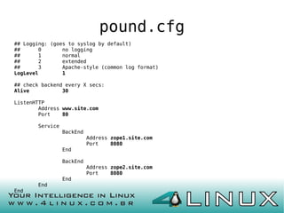 Pound & Varnish - Cache e Balanceamento de Carga
