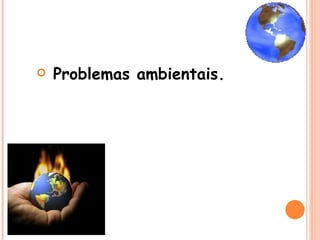 Problemas ambientais. 