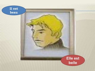 Il est
beau




         Elle est
          belle
 