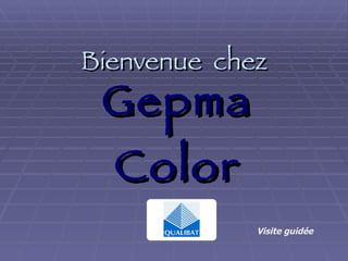 Bienvenue  chez Gepma Color Visite guidée 