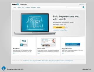 Drupal Camp Montréal 2012   @NicolasFruit
 