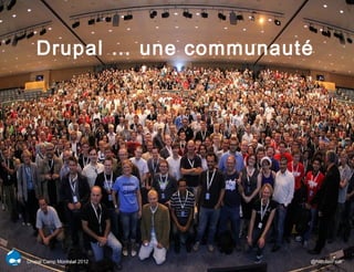 Drupal … une communauté




Drupal Camp Montréal 2012   @NicolasFruit
 