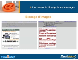 4. Les causes du blocage de vos messages
                        g              g



Blocage d’images
 