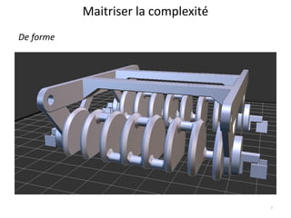 Maitriser la complexité
De forme
7
 