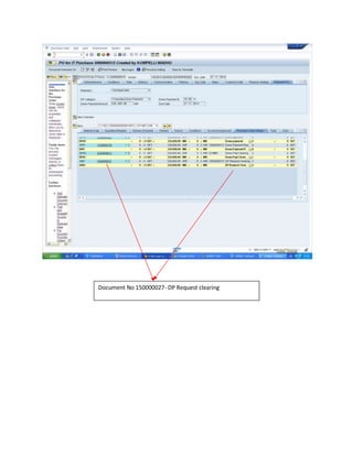 Document No 150000027- DP Request clearing 
 