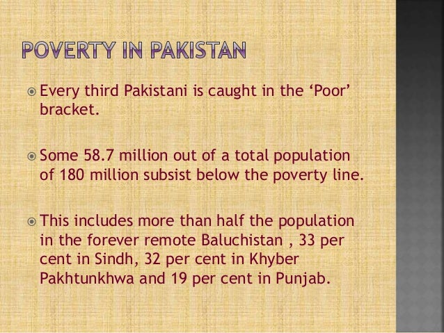 essay poverty in pakistan with quotations