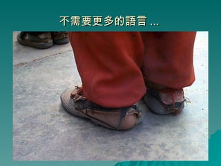 不需要更多的語言 ...  