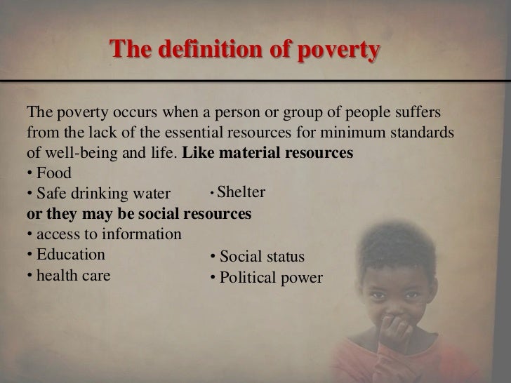 history of poverty