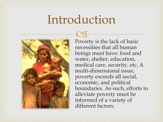 Poverty | PPTX