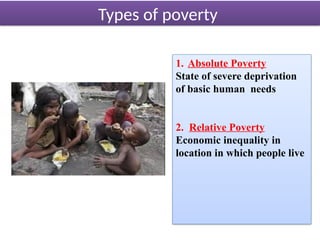 Relationship between poverty & health -medicine | PPTX