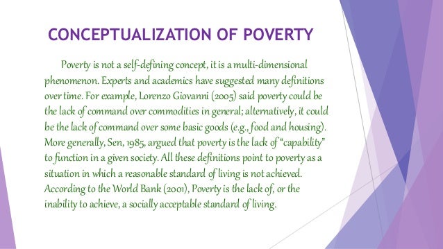 a concept of poverty in the society 1 introduction: concepts of poverty and industrial society in the years since the war and concepts of poverty and deprivation 33. a concept of poverty in the society 1 introduction: concepts of poverty and industrial society in the years since the war and concepts of poverty and deprivation 33.