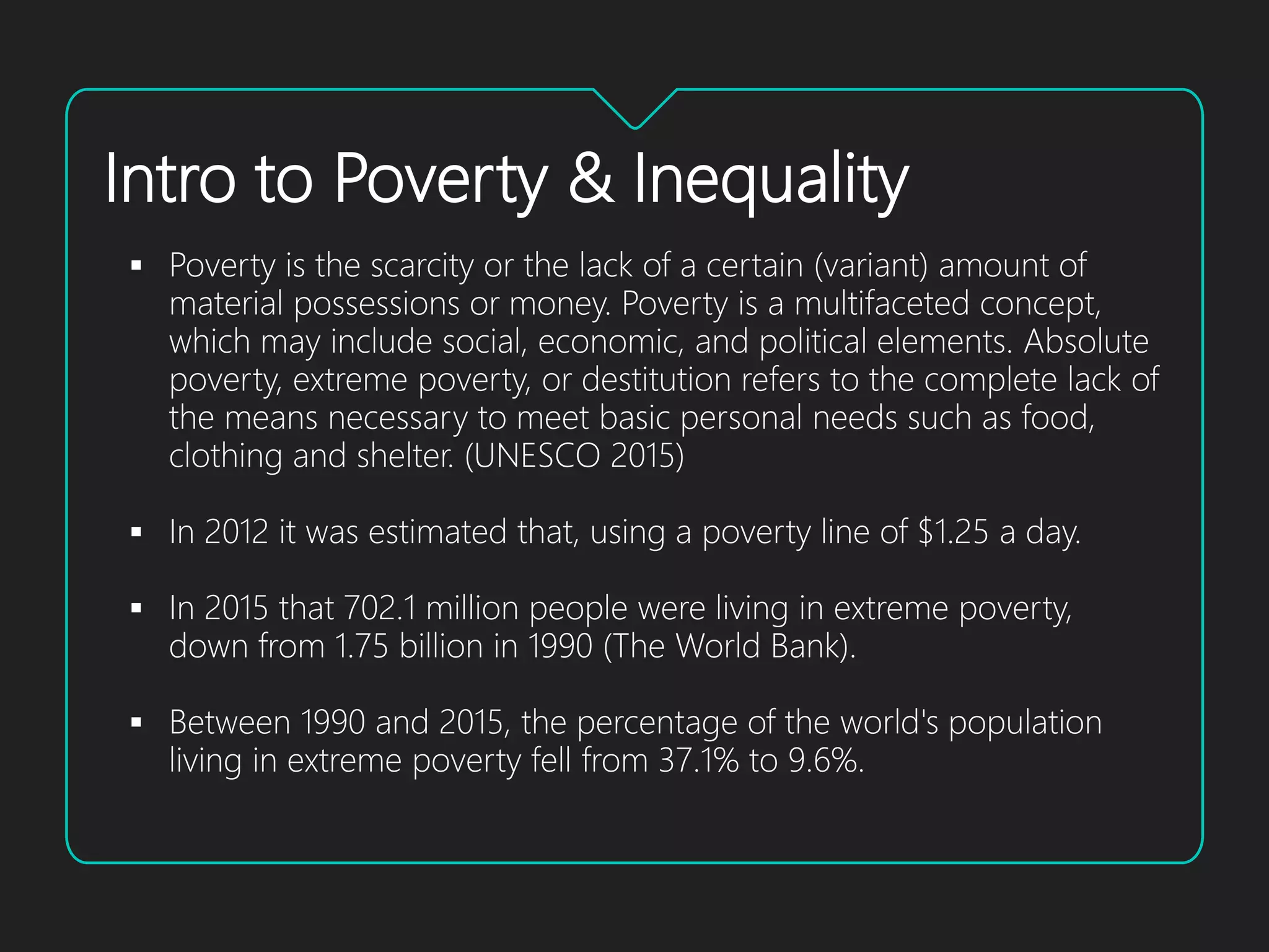 Poverty and Economic Inequality in Egypt | PPTX