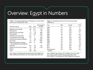 Poverty and Economic Inequality in Egypt | PPTX