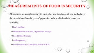 Poverty and food insecurity | PDF