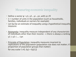Poverty and Inequality Measurement By Dr. Dario Debowicz | PDF