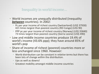 Poverty and Inequality Measurement By Dr. Dario Debowicz | PDF