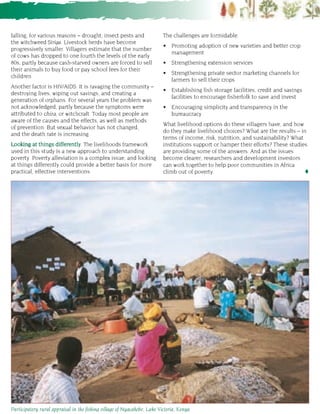 Poverty and the perch