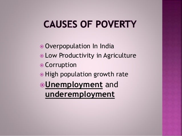 Poverty and unemployment in india
