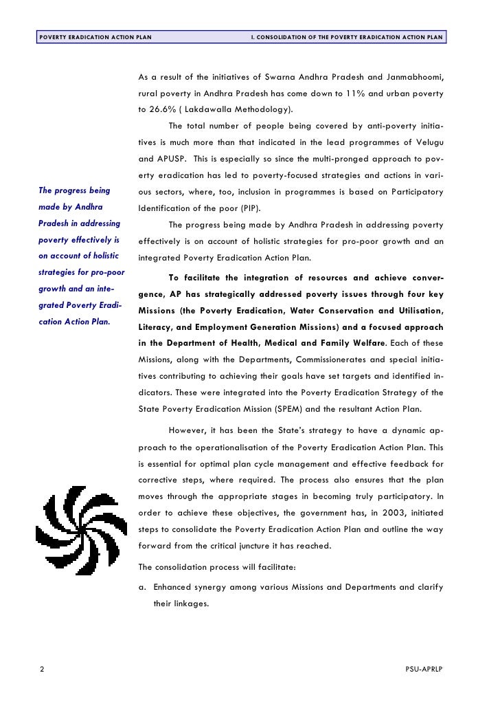 Poverty Eradication Action Plan Of Andhra Pradesh