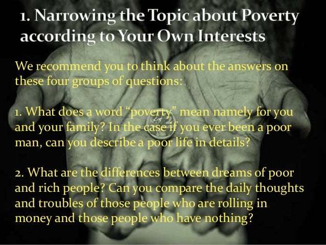 Rich vs poor essay