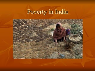 Poverty in India 