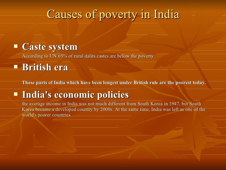 Poverty in india