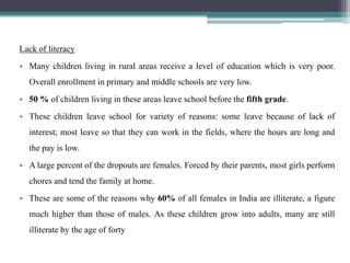 Poverty in india Slide 13