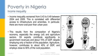 Poverty in Nigeria | PDF